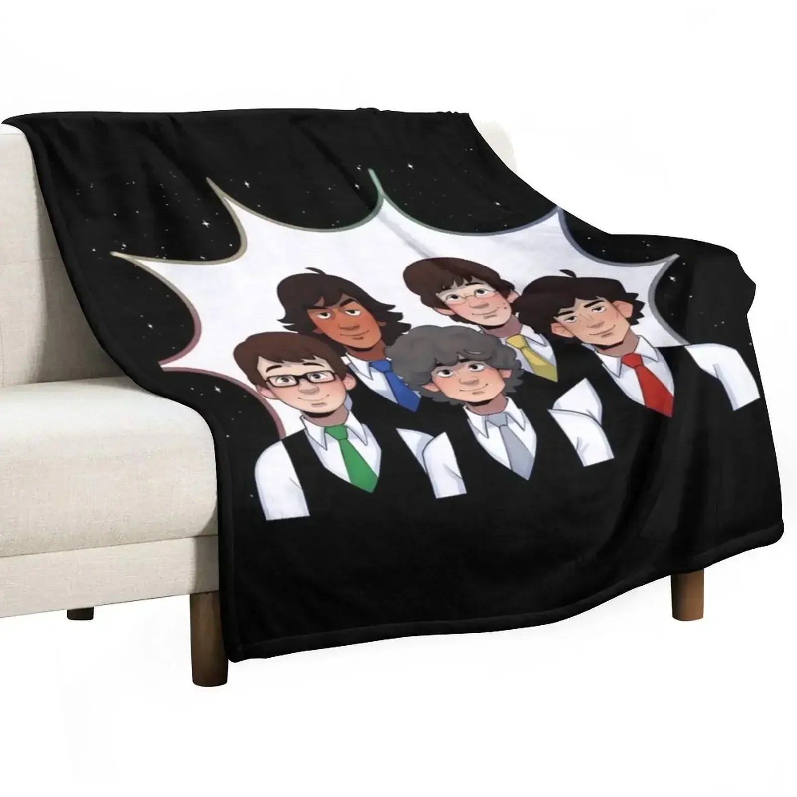 

Tally hall anime art Throw Blanket Stylish Decor Blanket Gift for Friends Roommate