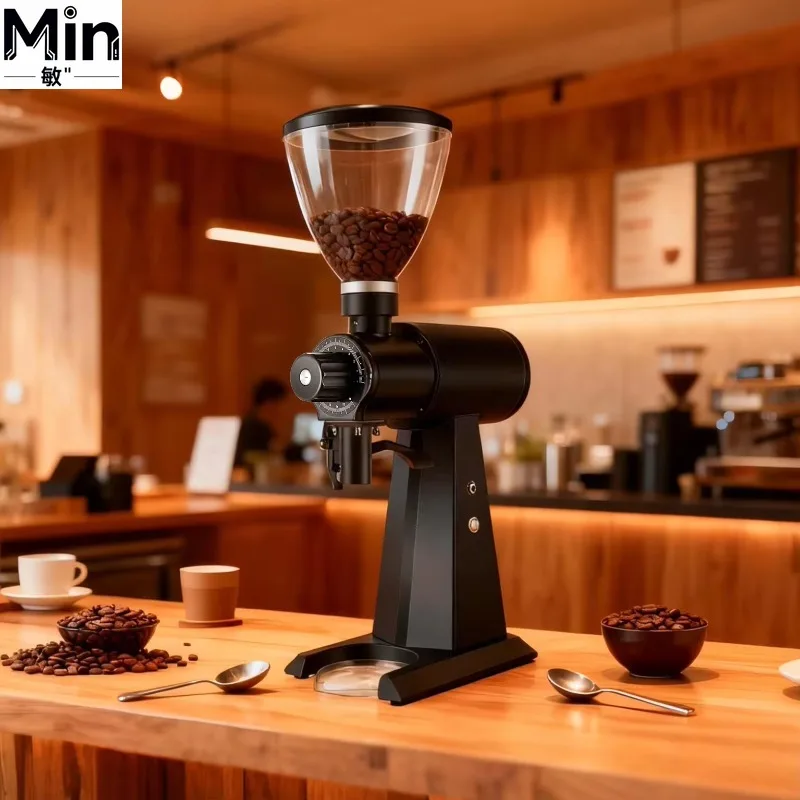 Professional 98mm Titanium Flat Burr Commercial Turkish Coffee Grinder Compatible with EK43