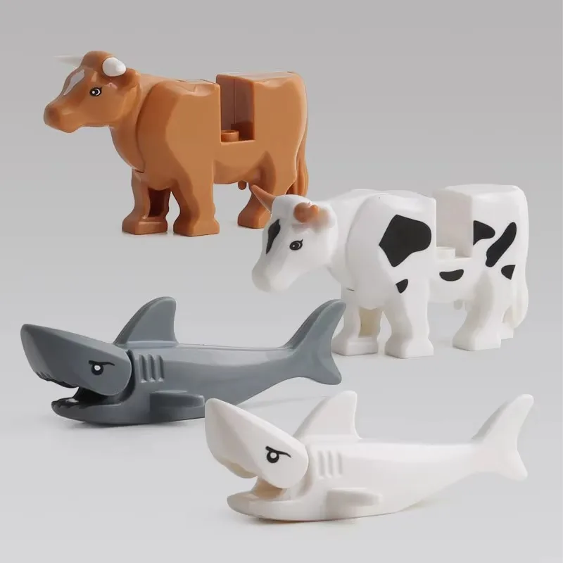 2025 New Classic Toy Building Blocks Animal Bricks Educational Model Girl Christmas Gift Toys For Kid Baby Children Duploe