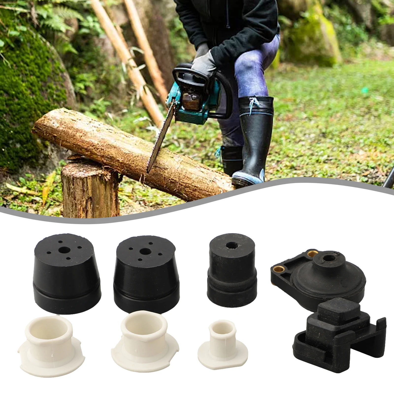 Long Service Life Chainsaw MS Rubber Mount Buffer Set Rubber Mount Buffer Set And Reliable To Use As The Picture Show