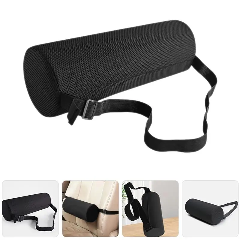 Memory Foam Lumbar Support Cushion Waist Pillow Auto Seat Back Cushion Ergonomic Fatigue Relief For Car Chair Home Office