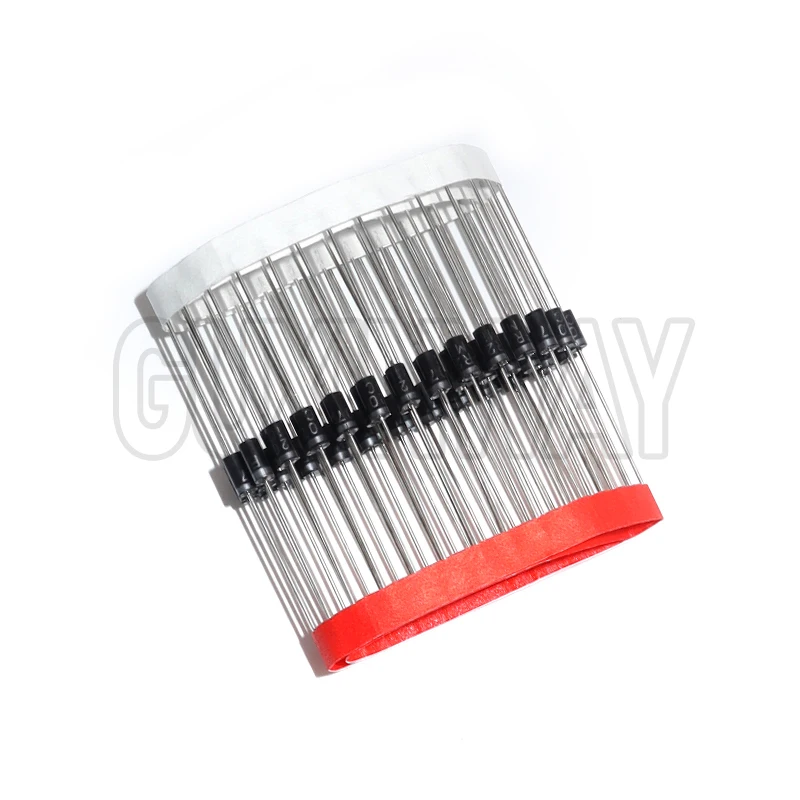 50PCS 1N5817 1N5819 1N5399 1N4937 1N4004 Schottky Rectifier Diode 1N4001 1N4007 UF4007 HER107 FR207 FR157 FR107 RL207 DO-41