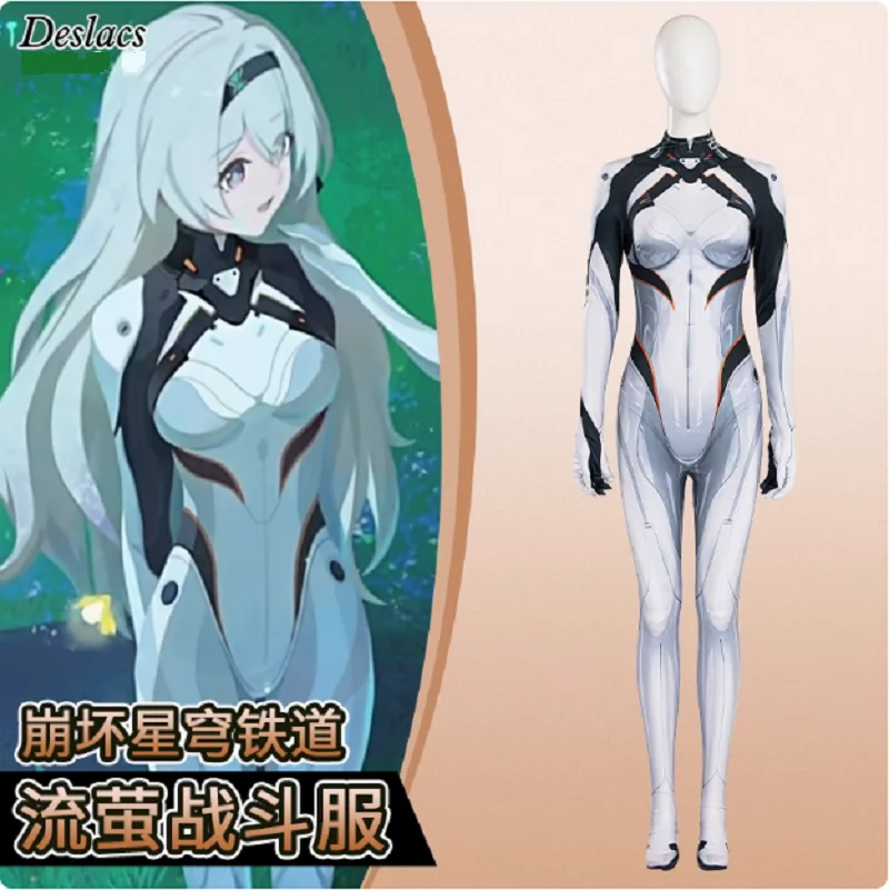 Hot selling Collapse Star Dome Railway Cossuit Firefly Battle Suit Same Cosplay Game Costume Female Full Set