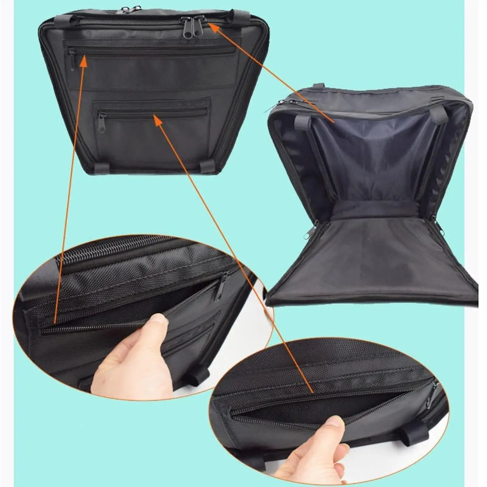 

Утолщенная сумка-чехол для аккумулятора электровелосипеда, универсальная велосипедная сумка с высокой нагрузочной способностью для езды на велосипеде на открытом воздухе