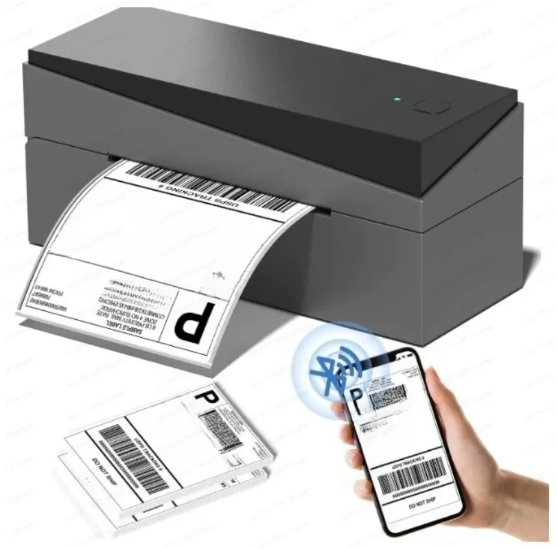 

2025 Upgraded Thermal Label Printer PM249 Bluetooth Shipping Label Printer for Small Business Packages Shipping Label Maker