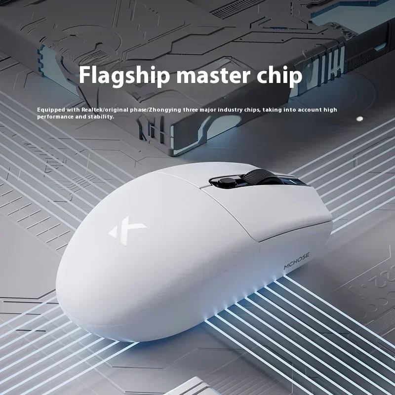 Игровая мышь серии MCHOSE G3 PAW3395 8k, легкая, длительный срок службы батареи, беспроводная трехрежимная мышь на заказ, аксессуары для ПК, подарки