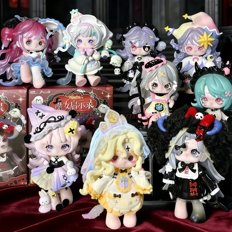 Genuine Ninita Witch Apocalypse Series Blind Box Mystery Box Kawaii Anime Figure Desktop Ornament Collection Gift For Collectors