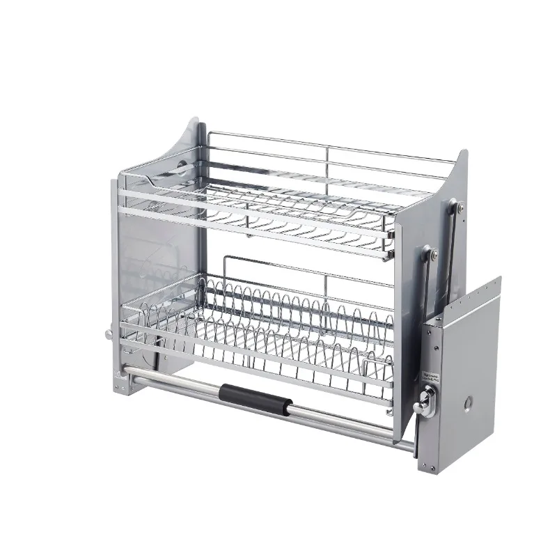 Mesh Sliding Drawer Basket Furniture Accessories Hardware Tableware Storage Kitchen Silverware Bowl Rack