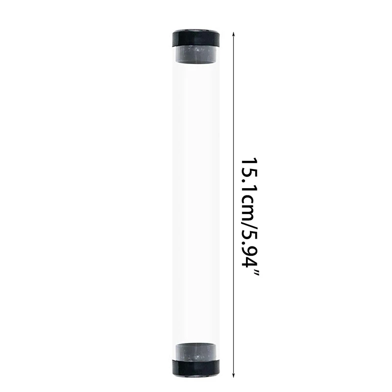 1 Piece Clear Round Cylinder Pen Box Transparent Packing Tube Pen Cases