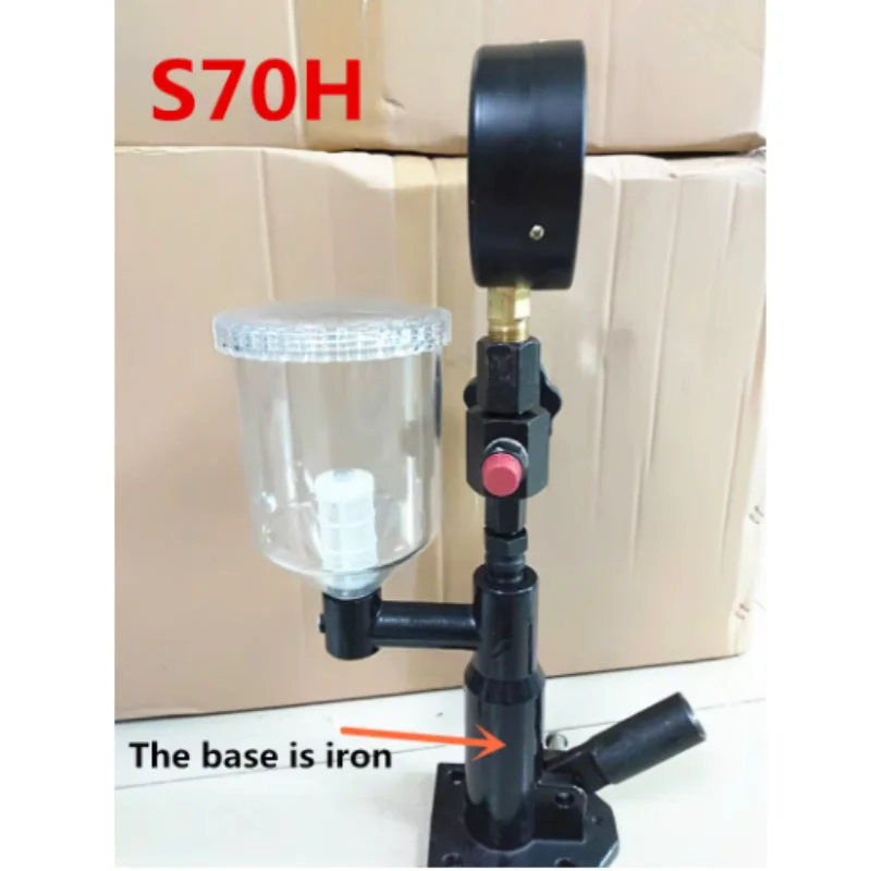 S60H S70H Common Rail Diesel Injector Nozzle Validator Fuel Nozzle Injector Tester Good Quality Manual Diesel Booster Pump