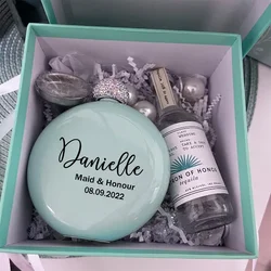 Fiaschetta personalizzata con strass in acciaio inossidabile regalo di nozze fiaschetta personalizzata damigelle d'onore sposa addio al nubilato regali per gli ospiti