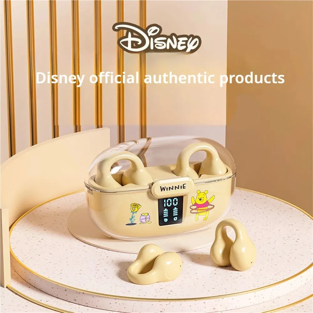 Disney Bluetooth Earphones Bone Conduction Sound Quality Wireless Headphones with Built-in Mic Clear Call Noise Reduction