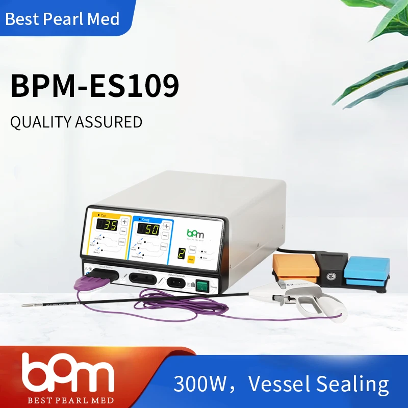 

Многоразовый биполярный электрохирургический аппарат Ligasure BPM-ES109 2025 года с малым металлическим адаптером-сварщиком и источником электропитания