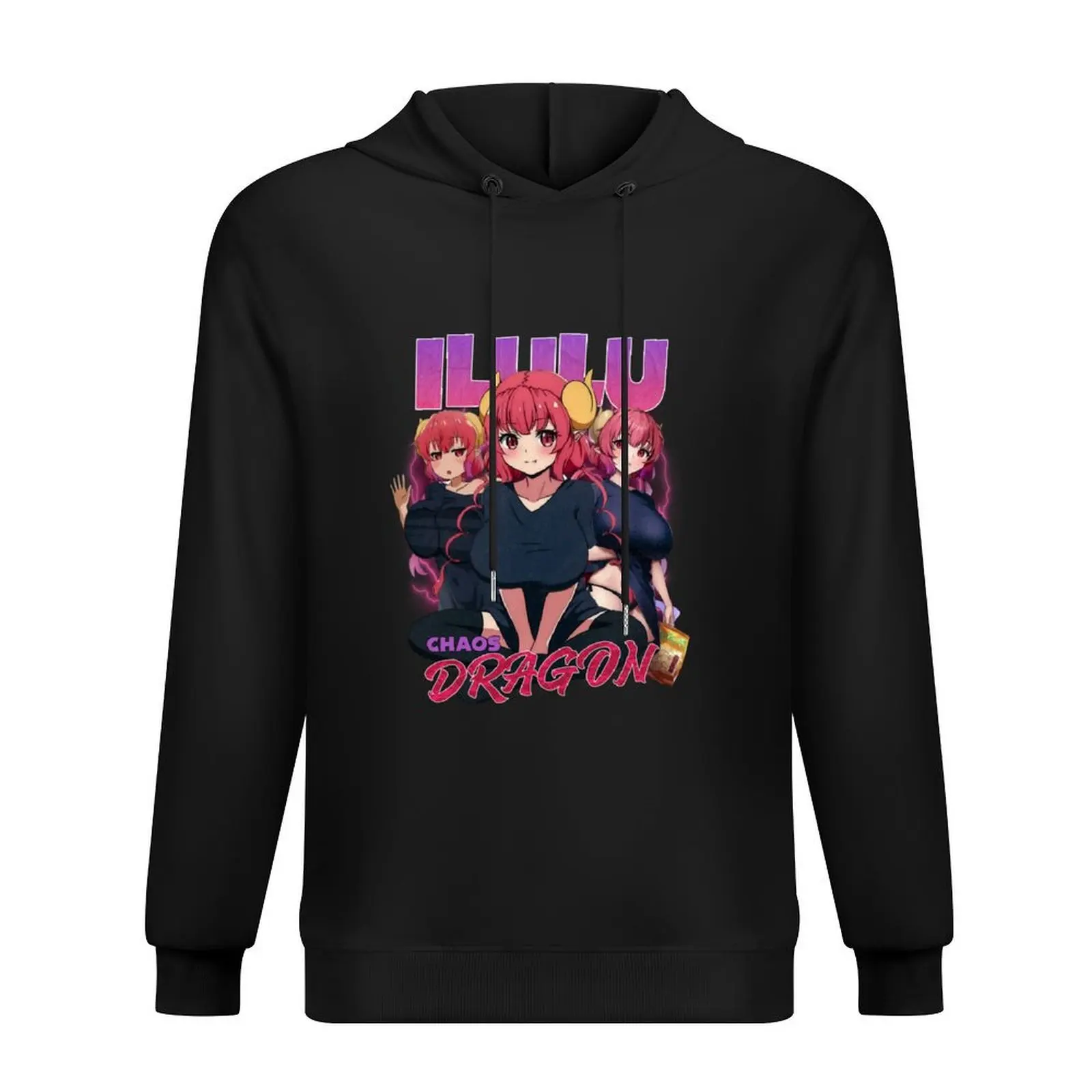 

Miss Kobayashi's Dragon Maid Ilulu Vintage Bootleg Design Hoodie autumn clothes autumn new products hoodies for men