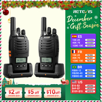 Retevis H777D (H777 Upgraded)Walkie Talkie Portable License Free LCD Display Radio Long Range Type-C Walkie-Talkies for Camping