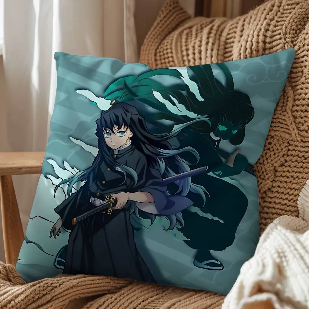 Chilly Genius teenager T-Tokito Muichiro room decor para regalar pillow cover living room sofa cushion cover bedroom room bed