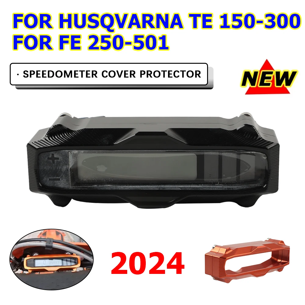 For Husqvarna TE 150 250 300 FE 350 450 501 350W 501W 350S 501S 2024 Accessories Tachometer Dashboard Guard Meter Odometer Cover