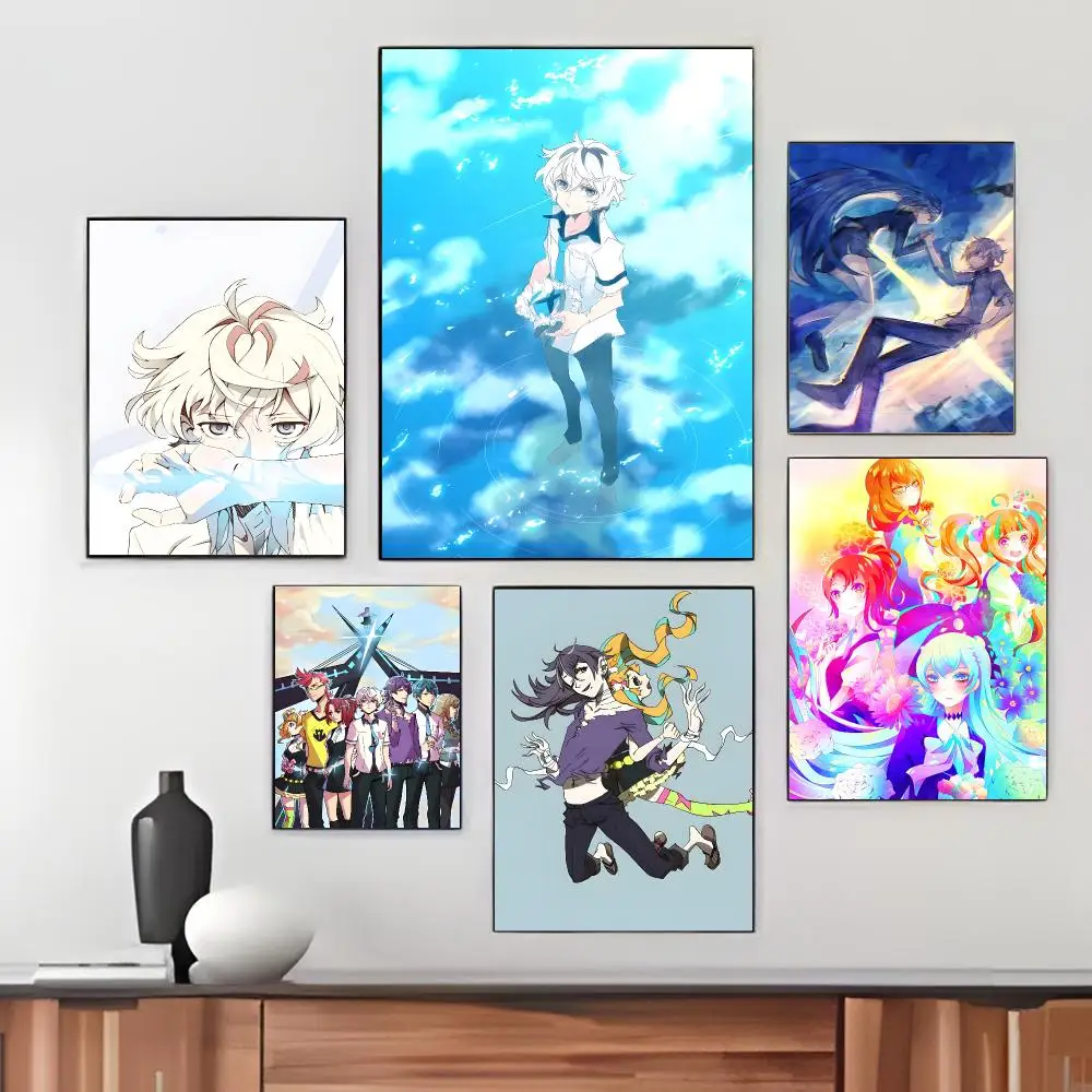 Psychological Anime K-Kiznaiver Poster Pegatina artistica HD autoadhesiva impermeable para salon dormitorio