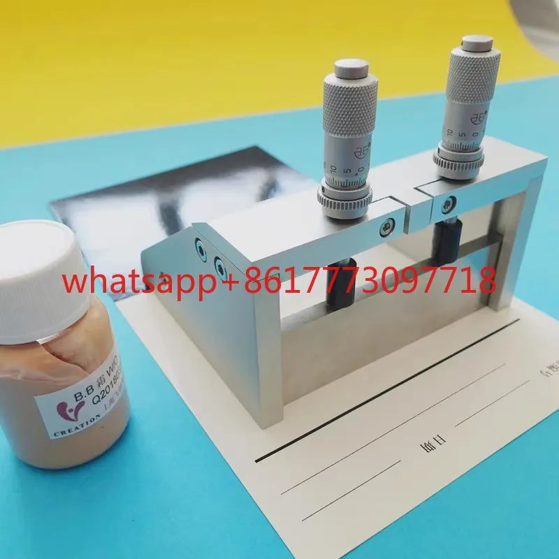 

KTQ-III 2023 Магнитный регулируемый скребок для приготовления влажной пленки, скребок для нанесения покрытия пленки, дифференциальная головка 0-6000