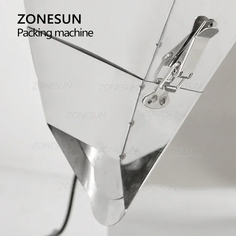 ZONESUN ZS-DL5000 20-5000g Trillingen Koffieboon Thee Zakje Poeder Pouch Semi-automatische Rekken Wegen Vulmachines