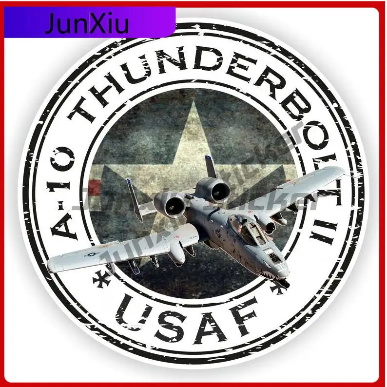 

A-10 Thunderbolt II Cute Bumper Unique Helmet Truck Scratch Cover Vehicle Decor Vinyl Decal For Car Truck SUV Window Bumper