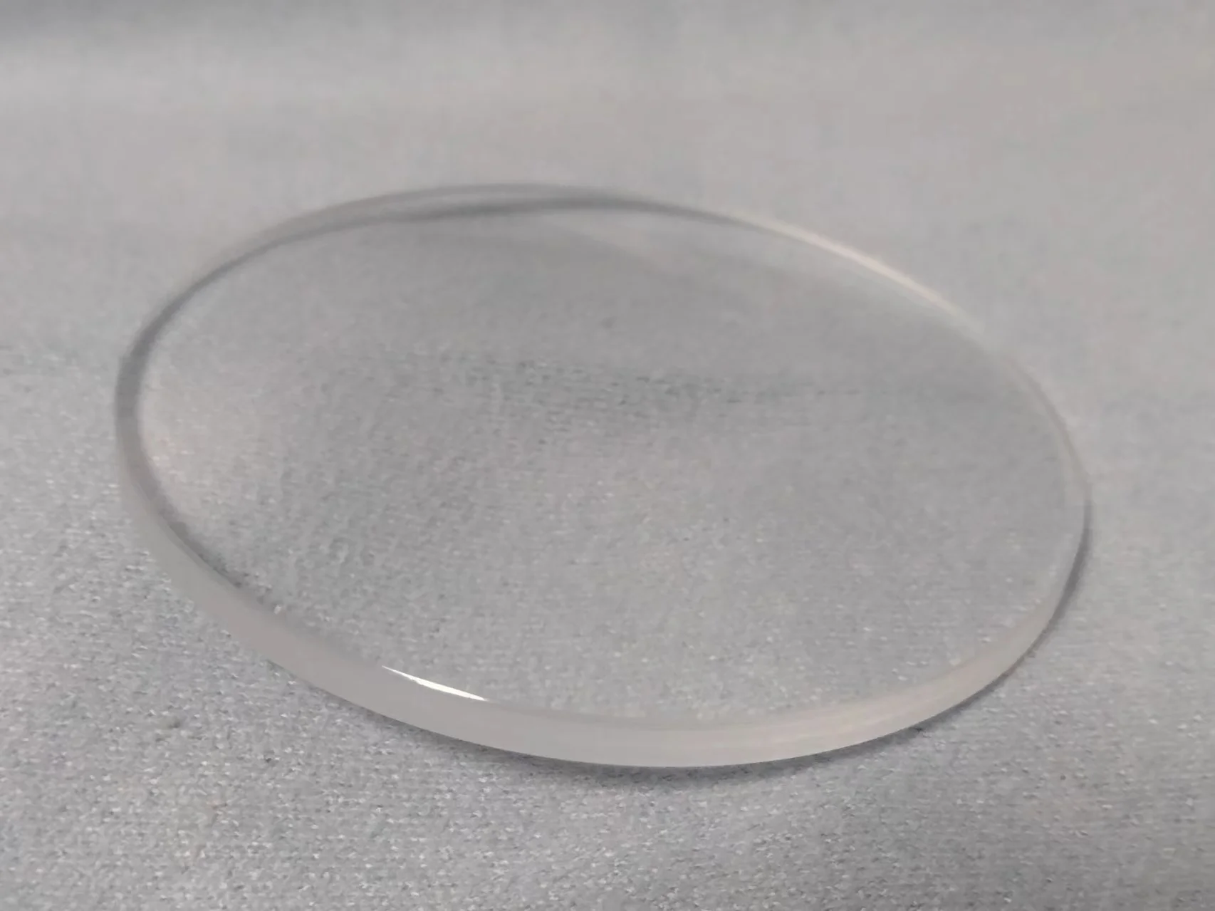 2.5mm Edge Thick Single Domed Round Watch Glass Magnifying Mineral Watch Crystal 42.5mm to 50mm Diameter