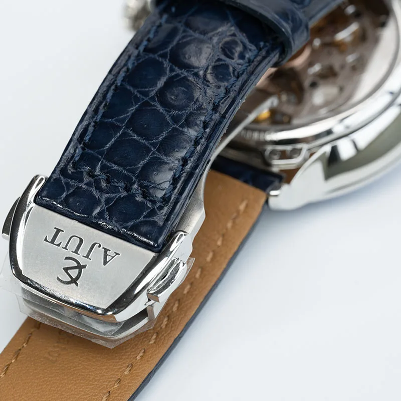 AJUT автоматические механические часы с турбийоном для мужчин, роскошные женские часы с димадным циферблатом 0398