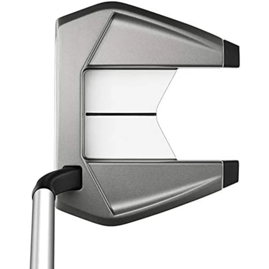 Spider SR Putter Platinum White White Flowneck 9 لممارسة وضع الجولف الدقيقة على الممرات والخضراء والثبات المتقدمة
