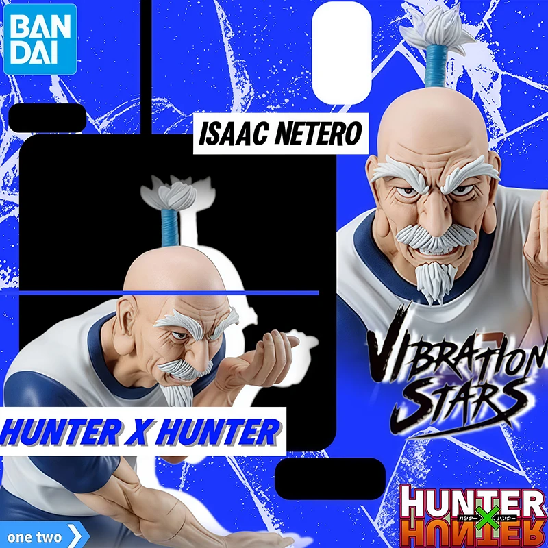 

Genuine BANDAI NAMCO Hunter Hunter VIBRATION STARS Isaac Netero PVC Figure in stock Collector Figurine Toys Desktop ornament