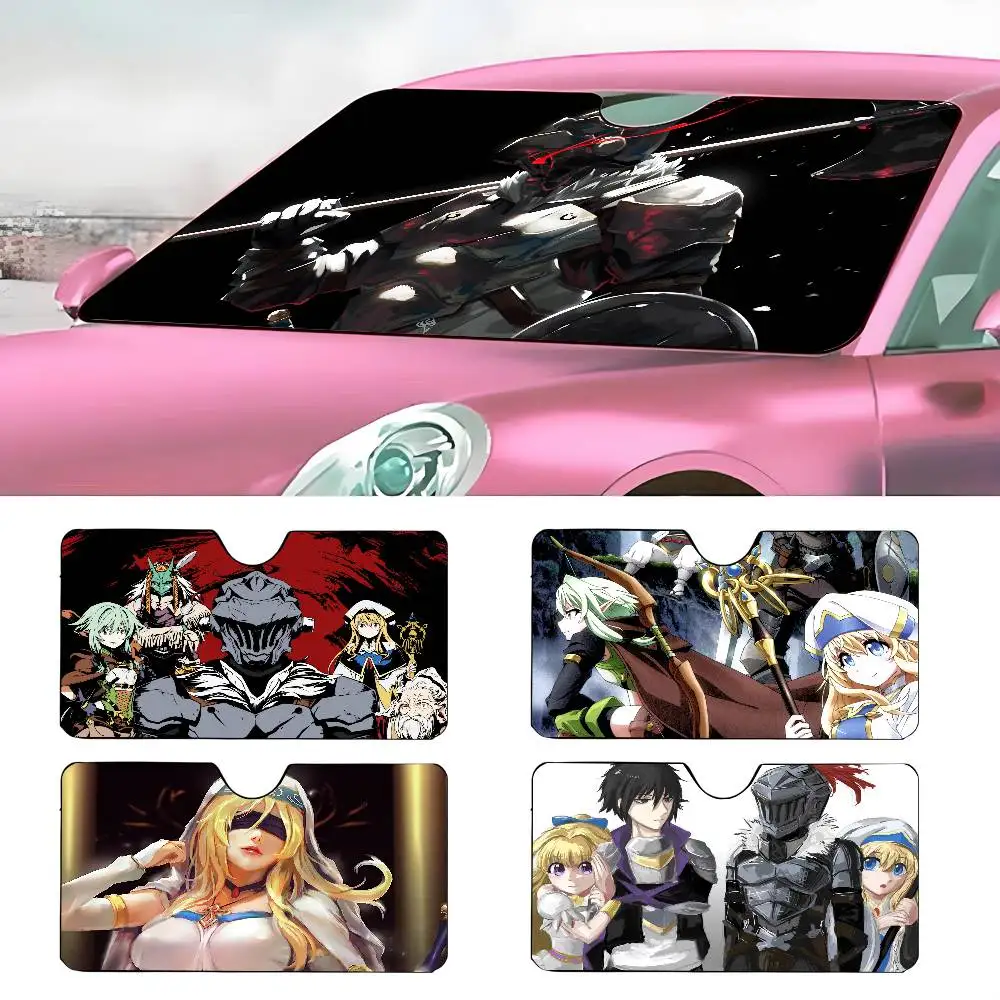 

ANIME G-Goblin SlayerS Car SunShade Parasol Car Windshield Sun Shade UV Protection and Interior Cooler