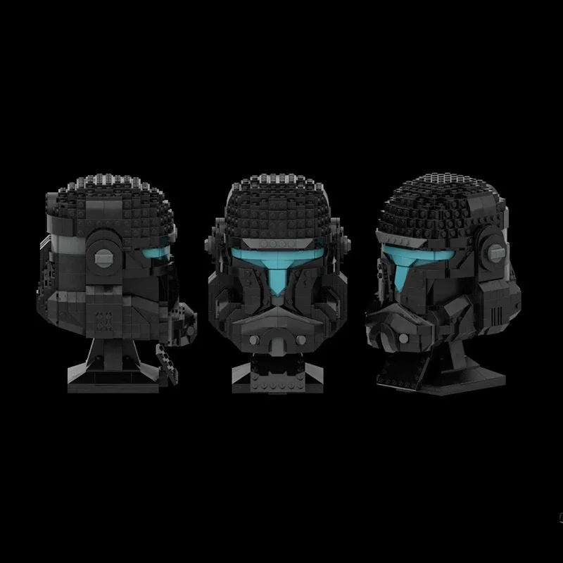 842pcs MOC Helmet Commando Squad Omega Star Battle Model Building Blocks Construction Toys Festival Gifts Creative Brick