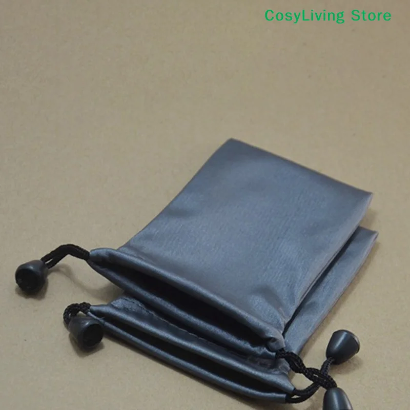 [CL]1Pcs Waterproof Cloth Dust Pouches Dustproof Carry Bag Headset Data Cable Pouch Drawstring Package Storage Bag[CL]