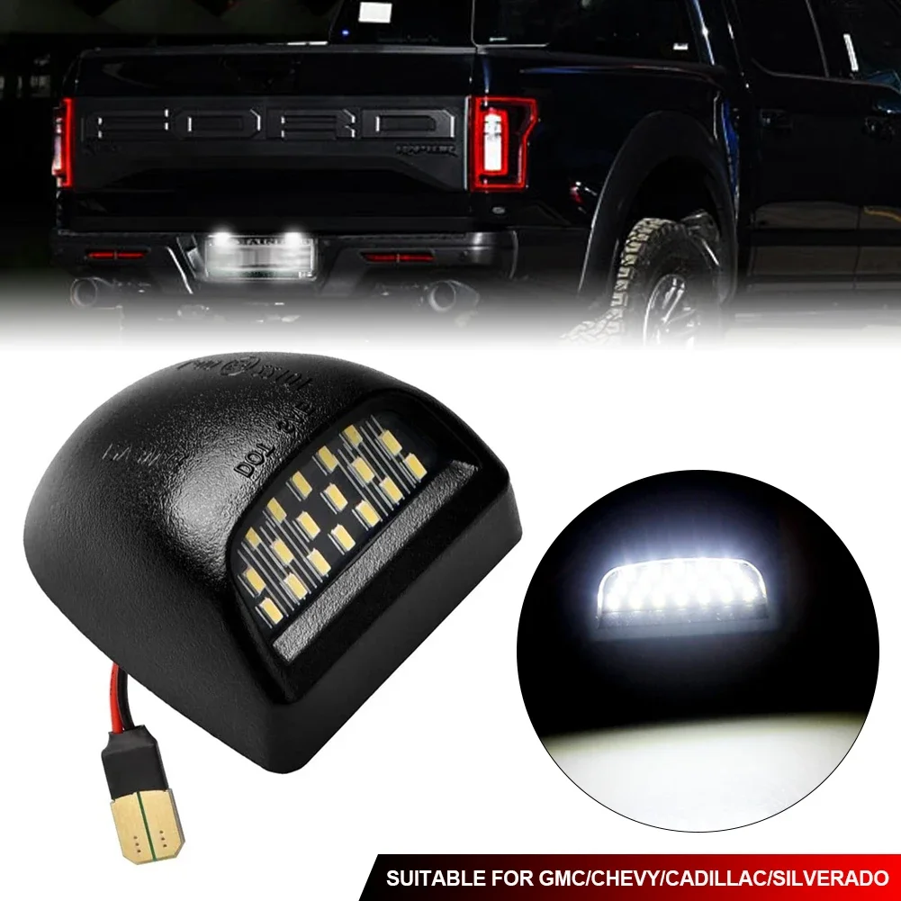 

2 шт. 12 В 6500 К для GMC/Chevrolet/Cadillac/Silverado высокой яркости белый грузовик автомобильный светодиодный светильник номерного знака