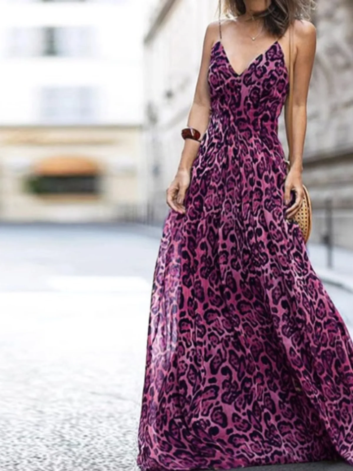 

Ebay Sle сексуальная леопардовая длинная длинная модная повседневная летняя юбка с v-образным вырезом на бретельках для молодых женщин трапециевидной формы