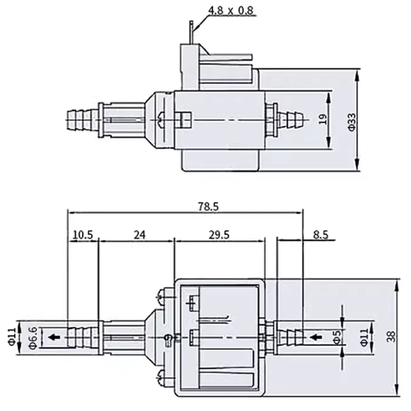 Jiayin JYPC-2 16W 220V-240V Electromagnetic Pump Solenoid Pump Hanging Ironing Machine Water Pump