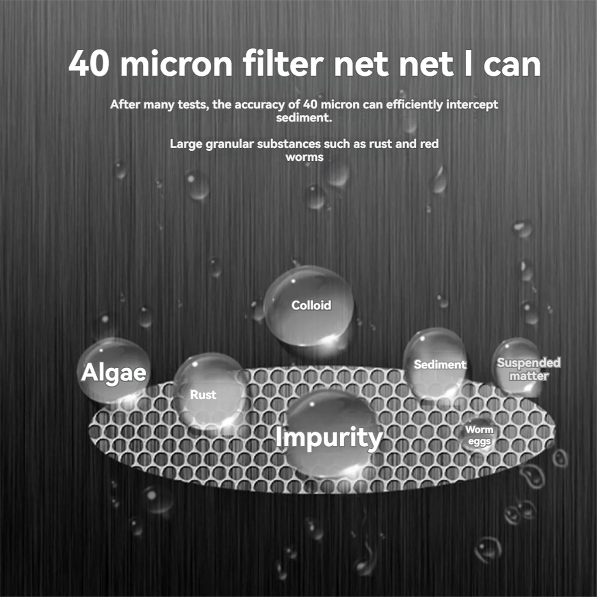 Filter Sentral Seluruh Rumah 360 Derajat Filter Katup Putar Universal Filter Air Sedimen Dapat Digunakan Kembali 1 Inci Panas