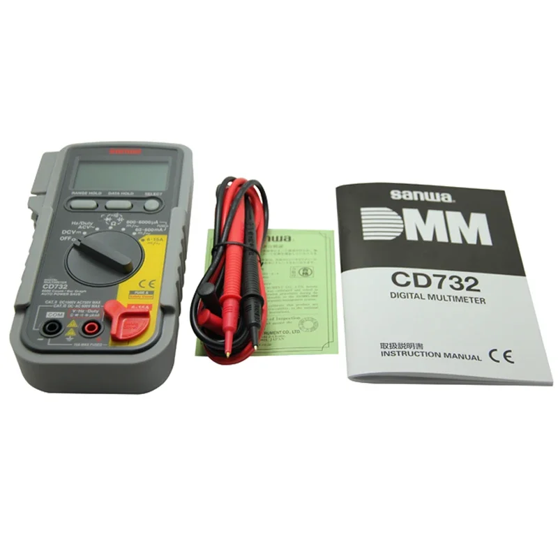 2024 Digital Multimeter CD732 High-Speed Bar Graph & Cont. Buzzer With LED