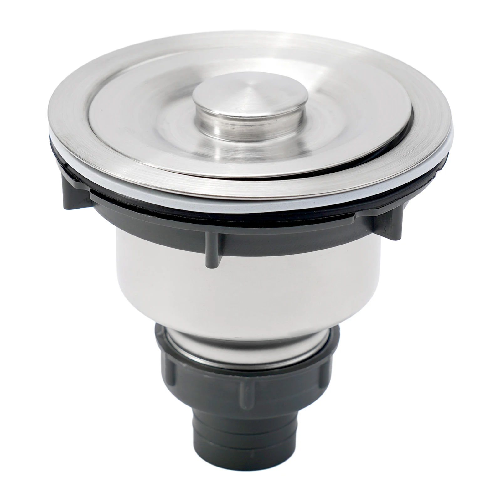 Colador de drenaje de acero inoxidable para fregadero de cocina, colador de residuos, tapón de filtro de drenaje, Kit de escurridor de cesta,
