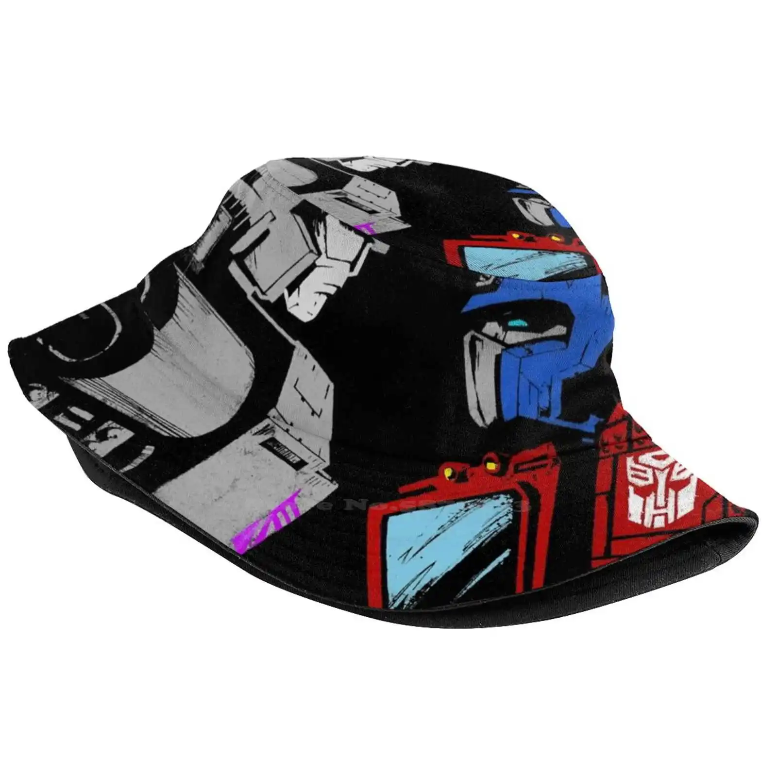 Full Color Unisex Summer Outdoor Sunscreen Hat Cap G1 Autobots Decepticons