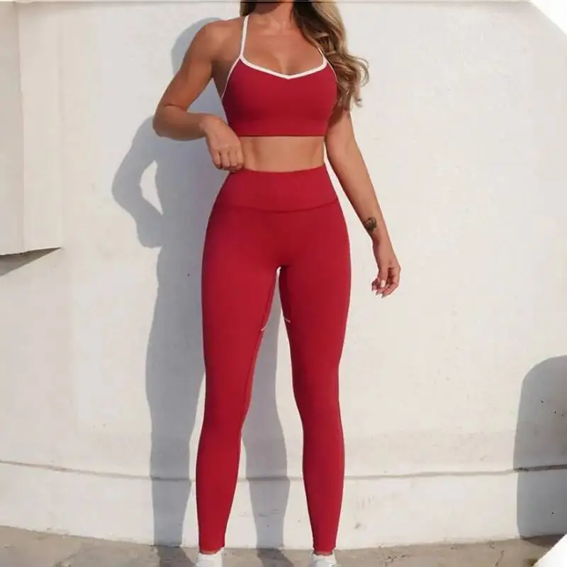 

Women S New Tight Fitting Naked Beautiful Back Hip Lifting Yoga Outdoor Sports Running And Fiess Suit
