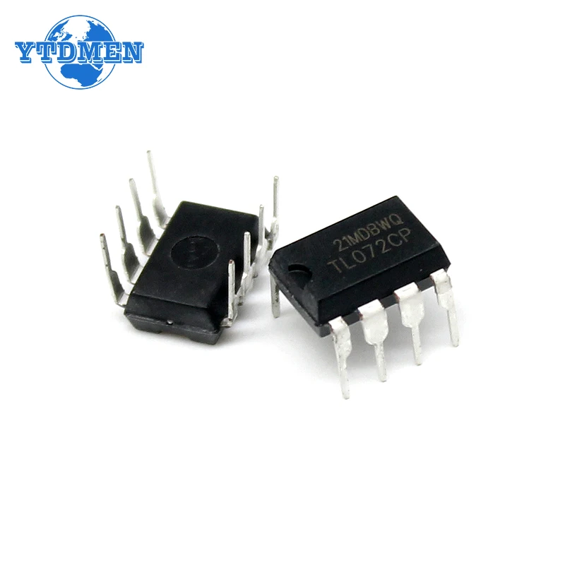 10PCS TL072 DIP8 Amplifier Set Low Noise FET Input Operational Amplifiers DIP-8 Integrated Circuit Electronic Component