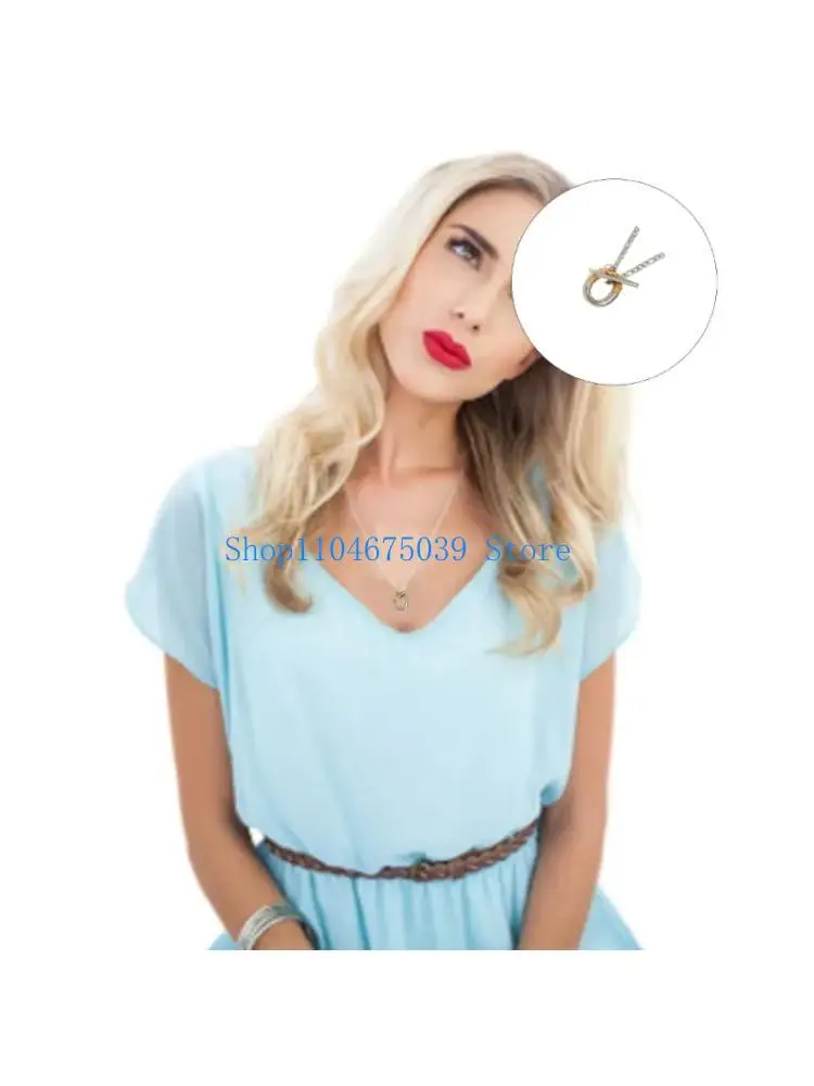 5ASD أنيقة نغمة قلادة مقاومة للماء مع مشبك OT آمن مثالي للحفلات #1