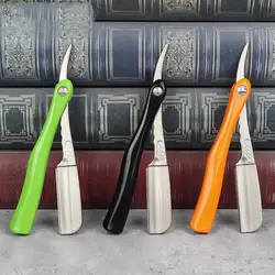 ABS Handle Manual Razor Men's Razor High Quality Professional Barber SHAVER Replacement Blade Razor With Safety Blades