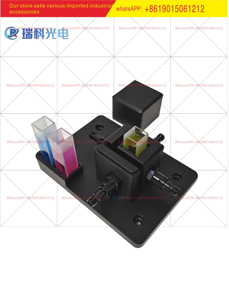 Measurement of Transmittance and Fluorescence Absorbance of Four-way Colorimetric Dish Holder with Collimating Lens SMA905