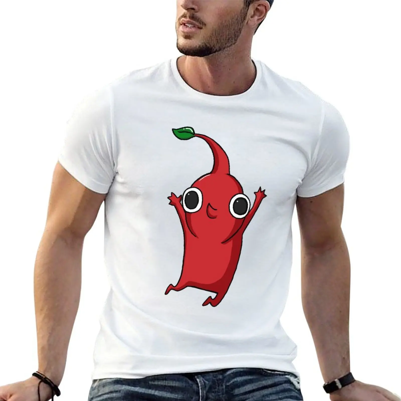 

Red Jumping Pikmin T-Shirt man t shirt cotton high quality funny t shirts man man t shirt graphic T-shirt