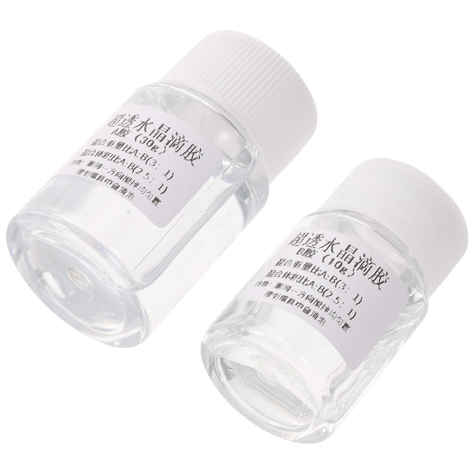 

2 set Clear Waterproof Resin Glue 3:1 Ab Kit High Transparency Anti-Yellowing For Diy Crafts Epoxy Resin Kit Two Part Epoxy Glue