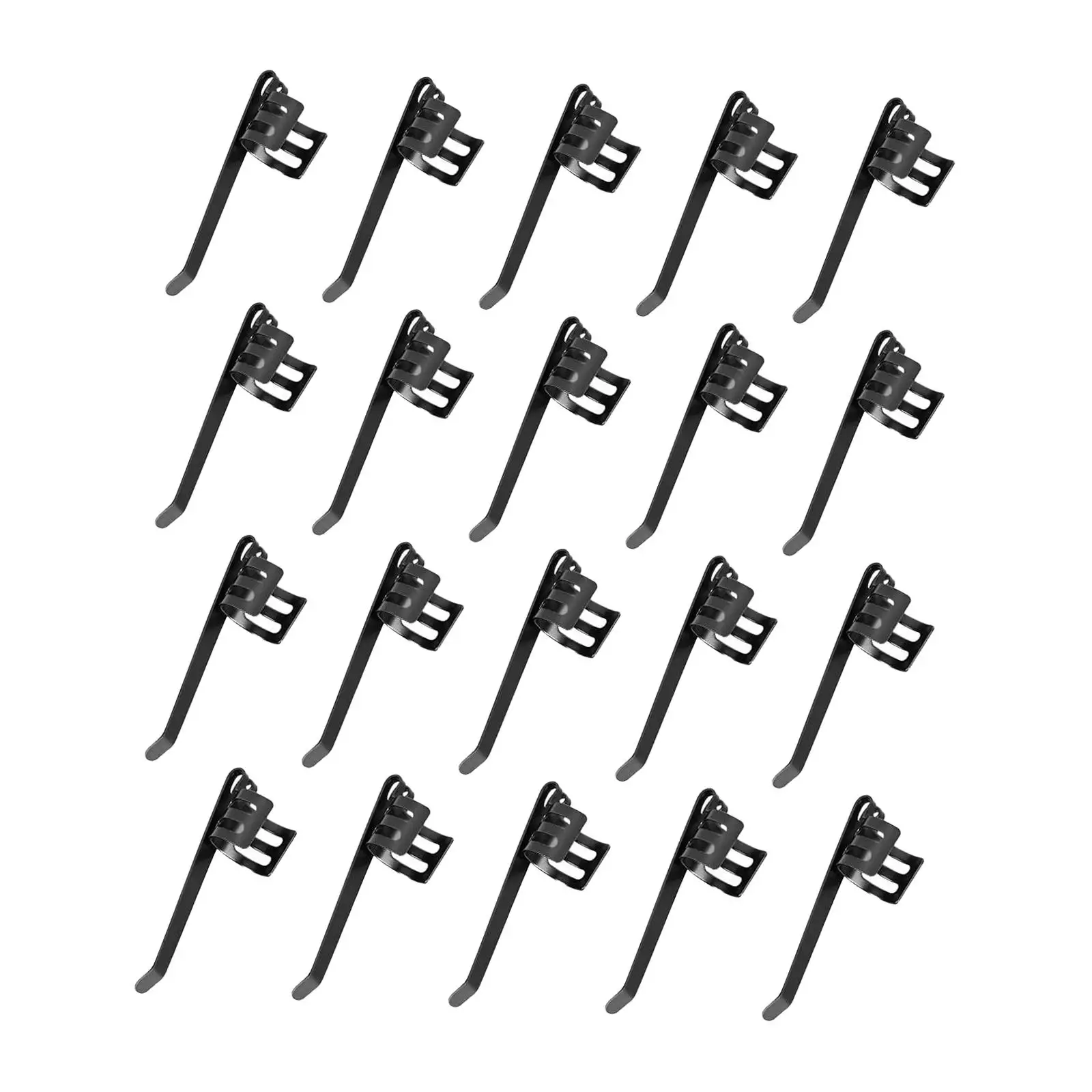 

20x Flashlight Clips Pen Light Accessory, Lightweight, for flashlights, Portable Pen Clip Penlight Replacement Clips Pocket Clip