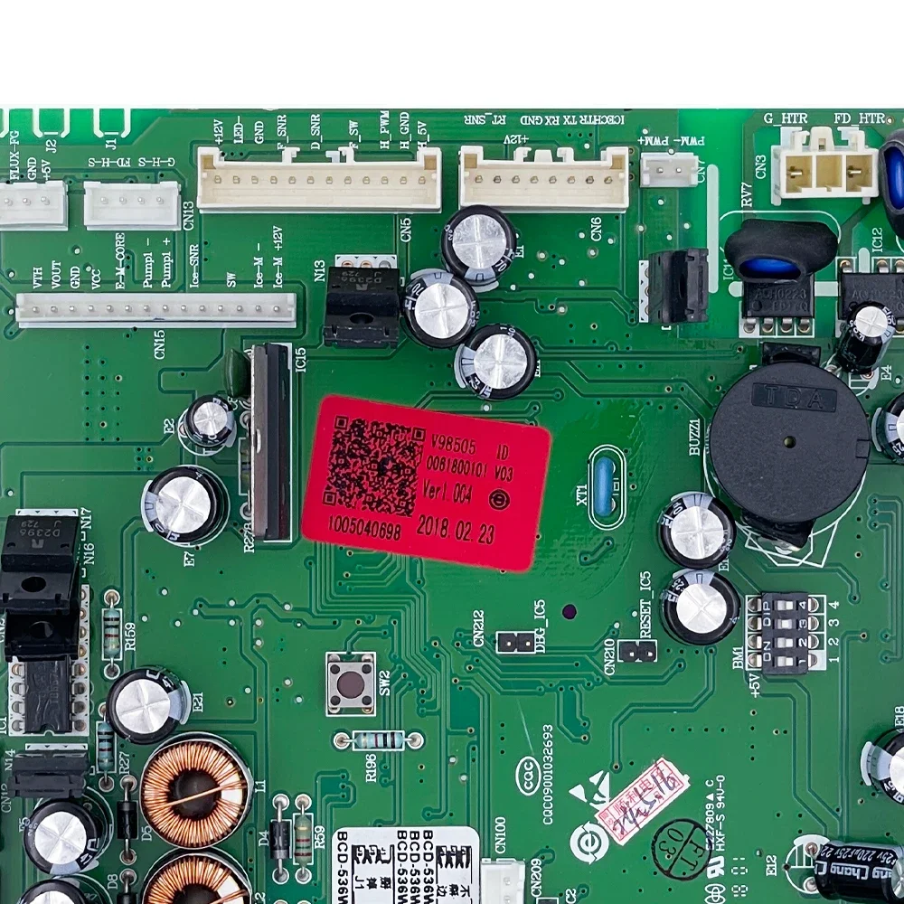 Używana do płyty sterowania lodówką Haier 0061800101   Części zamrażarki PCB obwodu lodówki