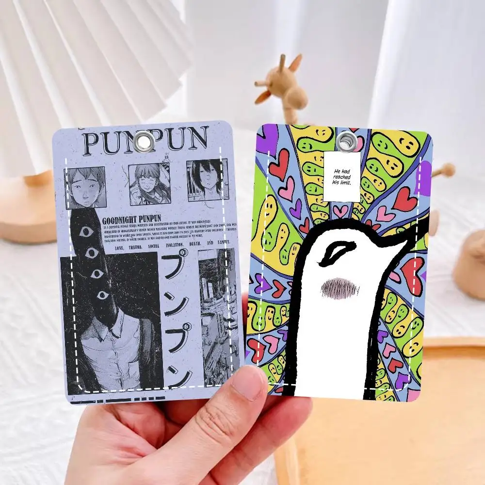 

Компактный кожаный кошелек для карт O-Oyasumi Punpun Manga Classic для мужчин и женщин, для использования в дороге