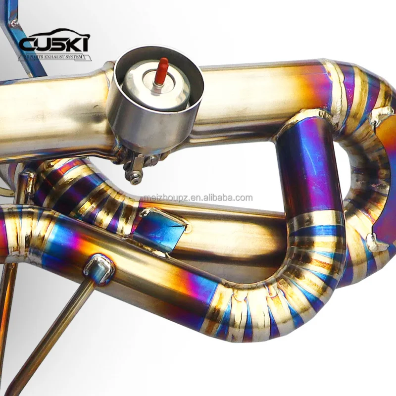 Titanium Alloy Cat-back Exhaust for Lamborghini Huracan 5.2 LP580 LP610 2014-2023 Muffler Pipe OEM Car Exhaust Power Upgrade